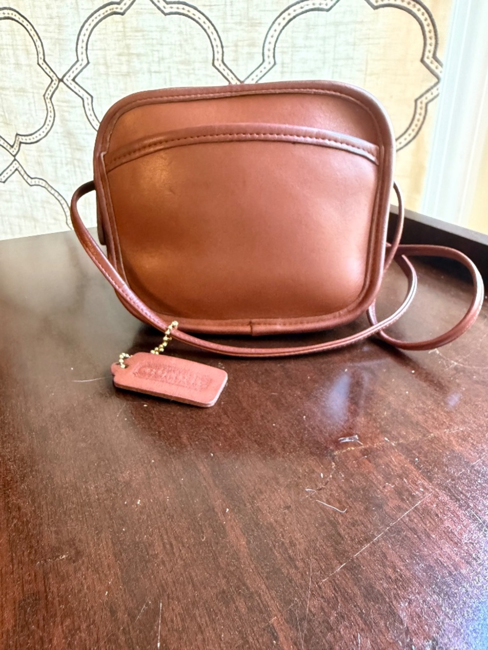 Vintage Coach Hadley Zip Bag Style #9935 - British Tan